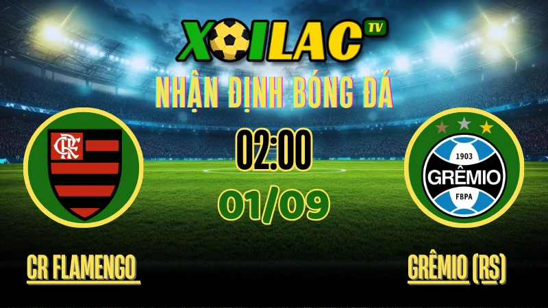 Nhận Định CR Flamengo vs Grêmio (RS) – 02:00 Ngày 01/09/2025 | Serie A Brazil 1 Nhận định CR Flamengo vs Grêmio 01/09/2025 – Trực tiếp bóng đá Serie A Brazil trên Xoilac TV