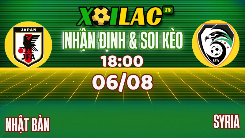 Nhận Định Nhật Bản vs Syria – AFC Asian Cup 2025 (18:00, 06/08): Cơn Lốc Samurai Đối Đầu Bức Tường Trung Đông 1 Nhận Định Nhật Bản vs Syria – Asian Cup 2025 (18:00, 06/08)