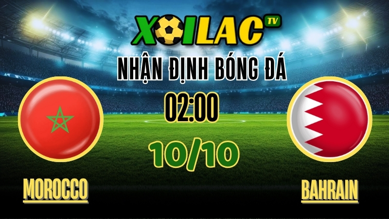 Nhận định Morocco vs Bahrain (Giao hữu quốc tế – 02:00, 12/10/2025): Lợi thế sân nhà 1 Nhận định Morocco vs Bahrain (Giao hữu quốc tế – 02:00, 12/10/2025): Lợi thế sân nhà